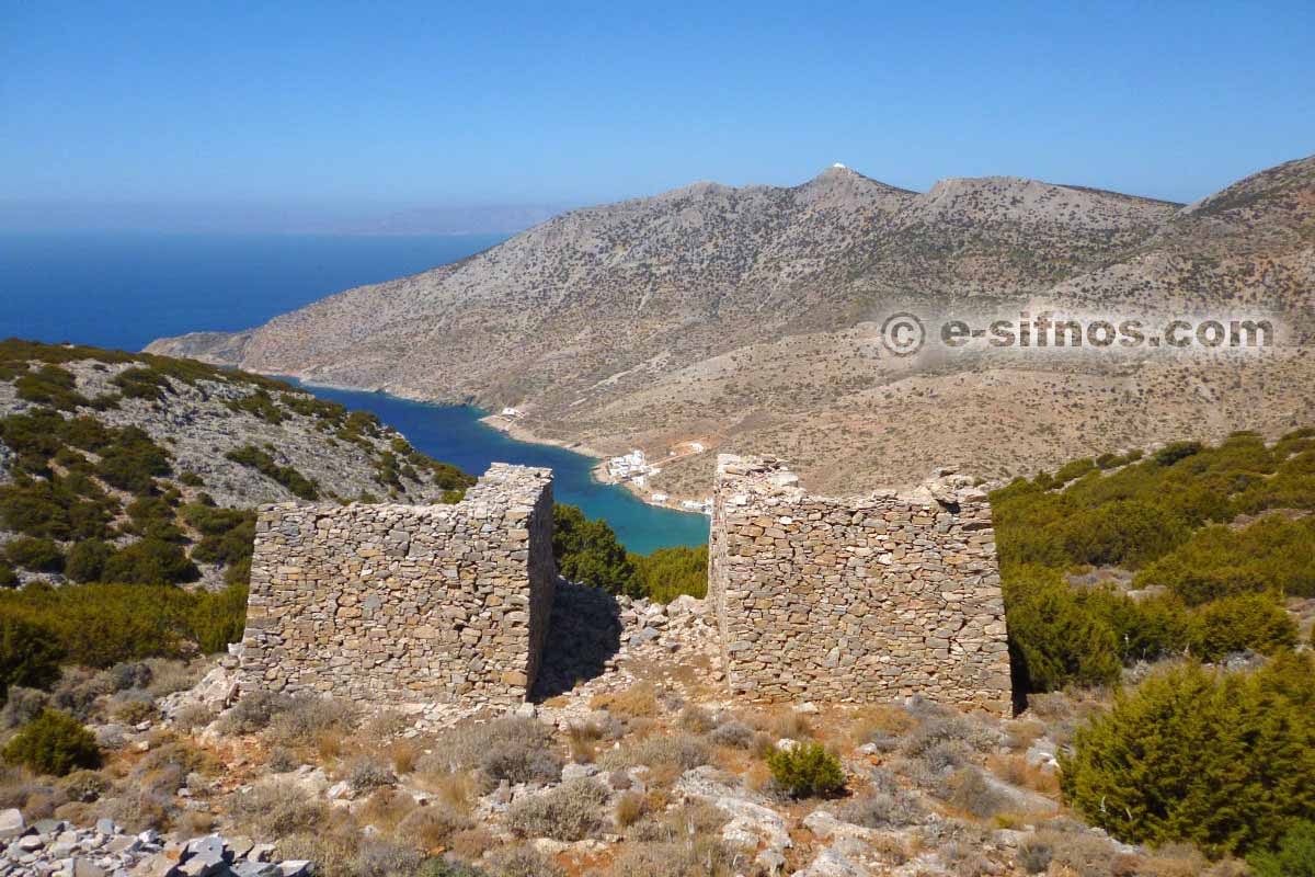 Installations of ancient mines in Sifnos