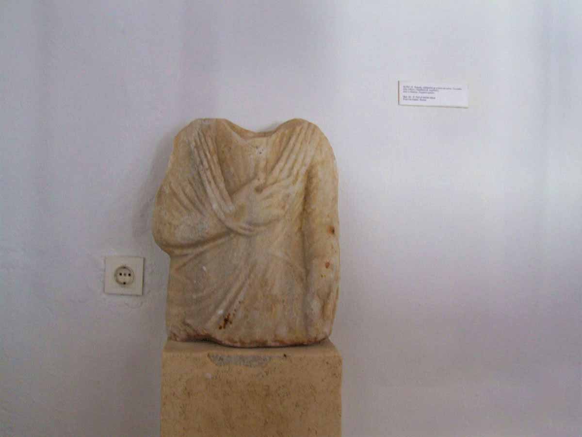Exhibit in the archaeological museum of Sifnos