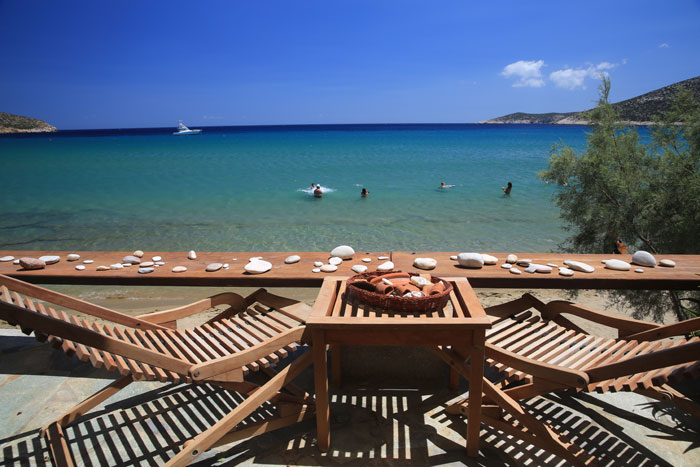 The ground floor studio, at Eugenia accommodation