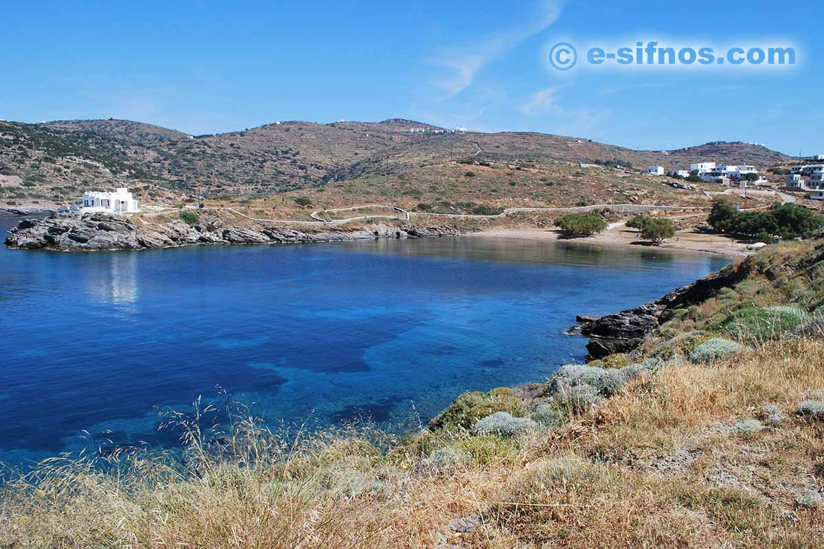 Fassolou beach in Faros of Sifnos