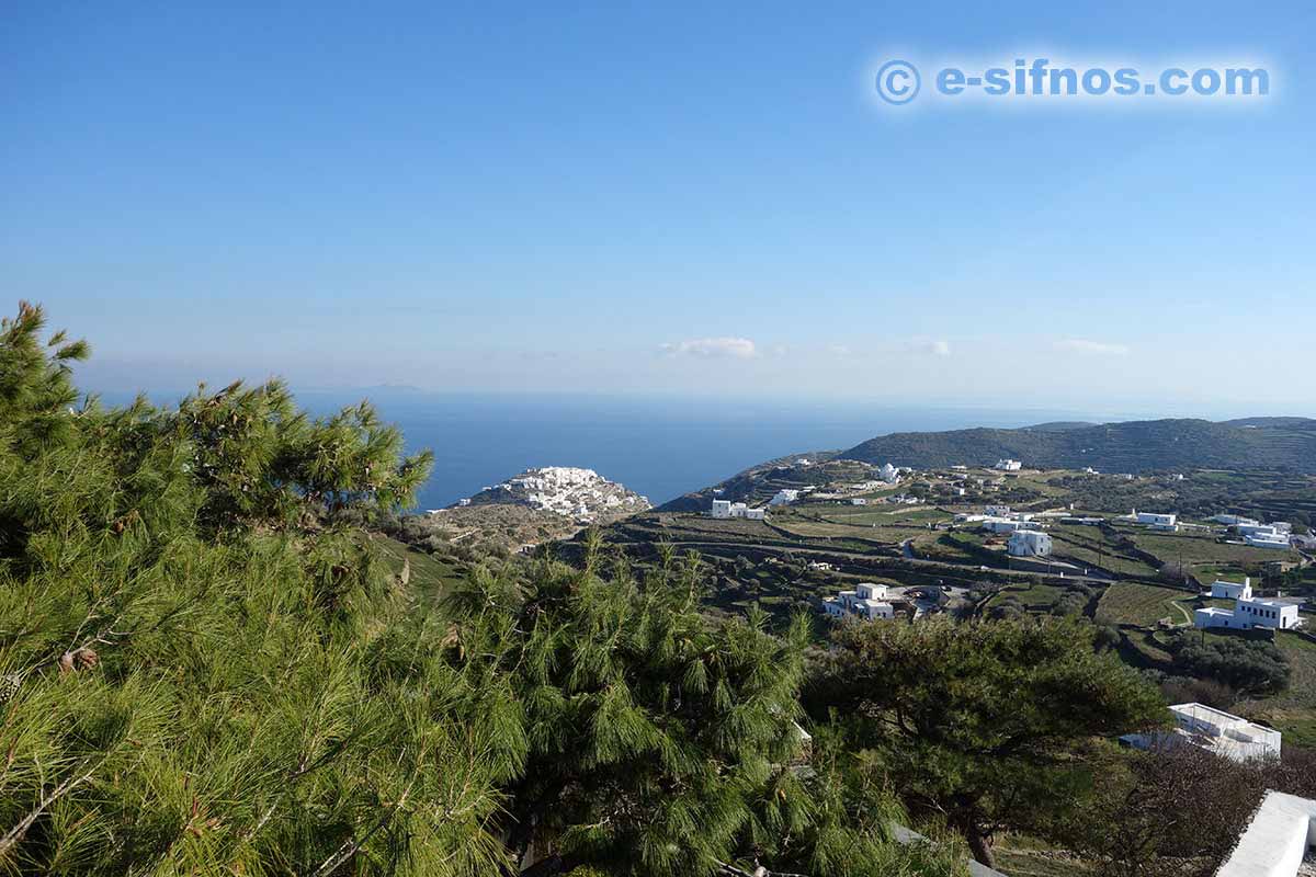 View to the settlement of Kastro