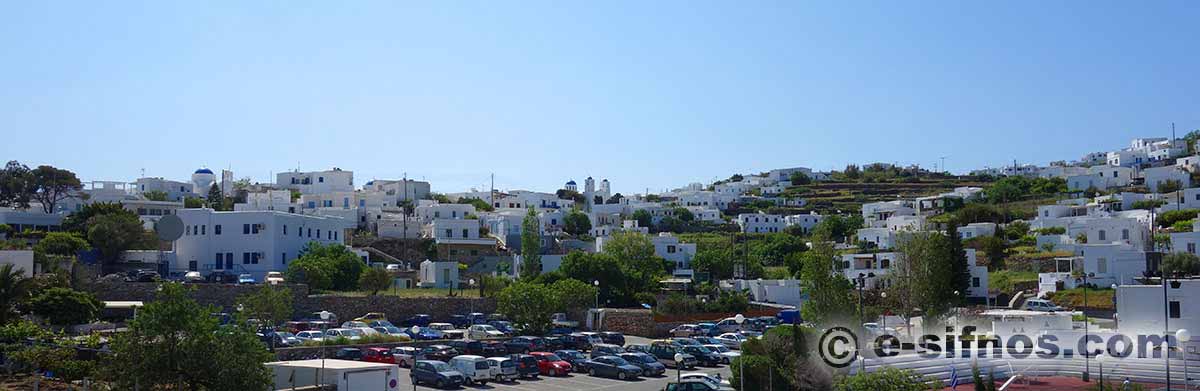 Apollonia, the capital of Sifnos