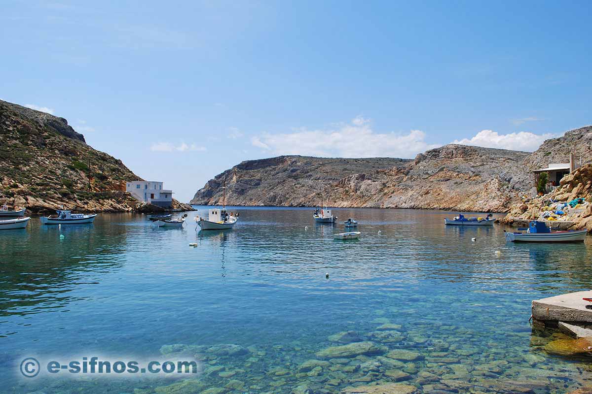 Calmness at the gulf of Cheronissos