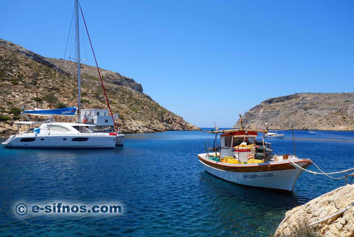 Calmness at the gulf of Cheronissos