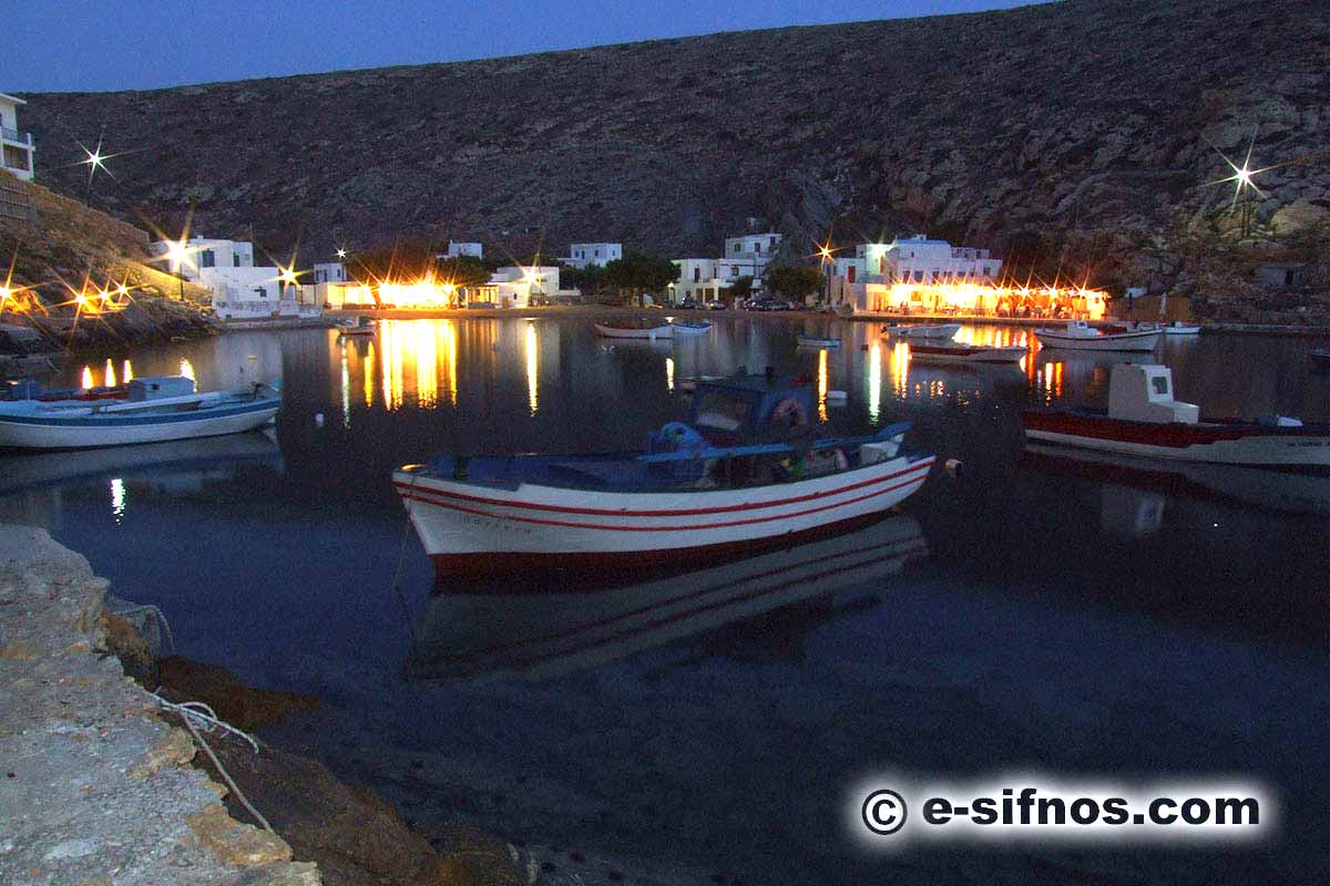 Night view of Cheronissos