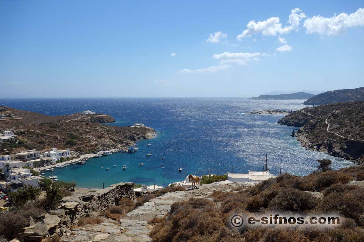 The village of Faros from the path Kastro-Faros