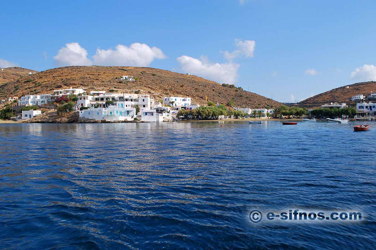 The village of Faros from sea
