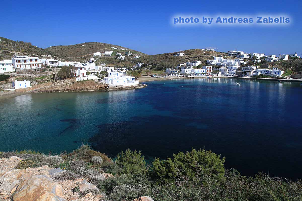 The village of Faros from the path that leads to Chrissopigi