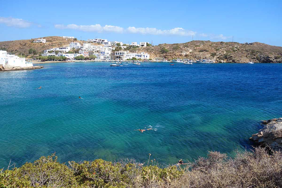 The village of Faros as seen from the path of Chrissopigi