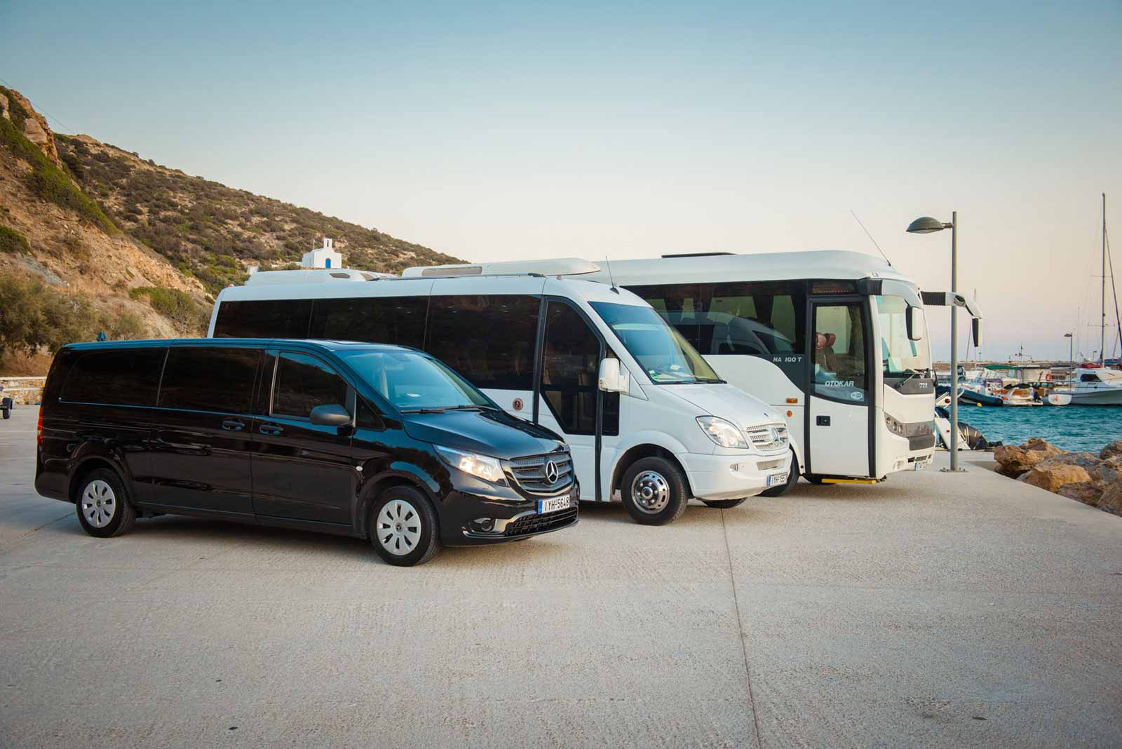 Transfers with private bus around Sifnos