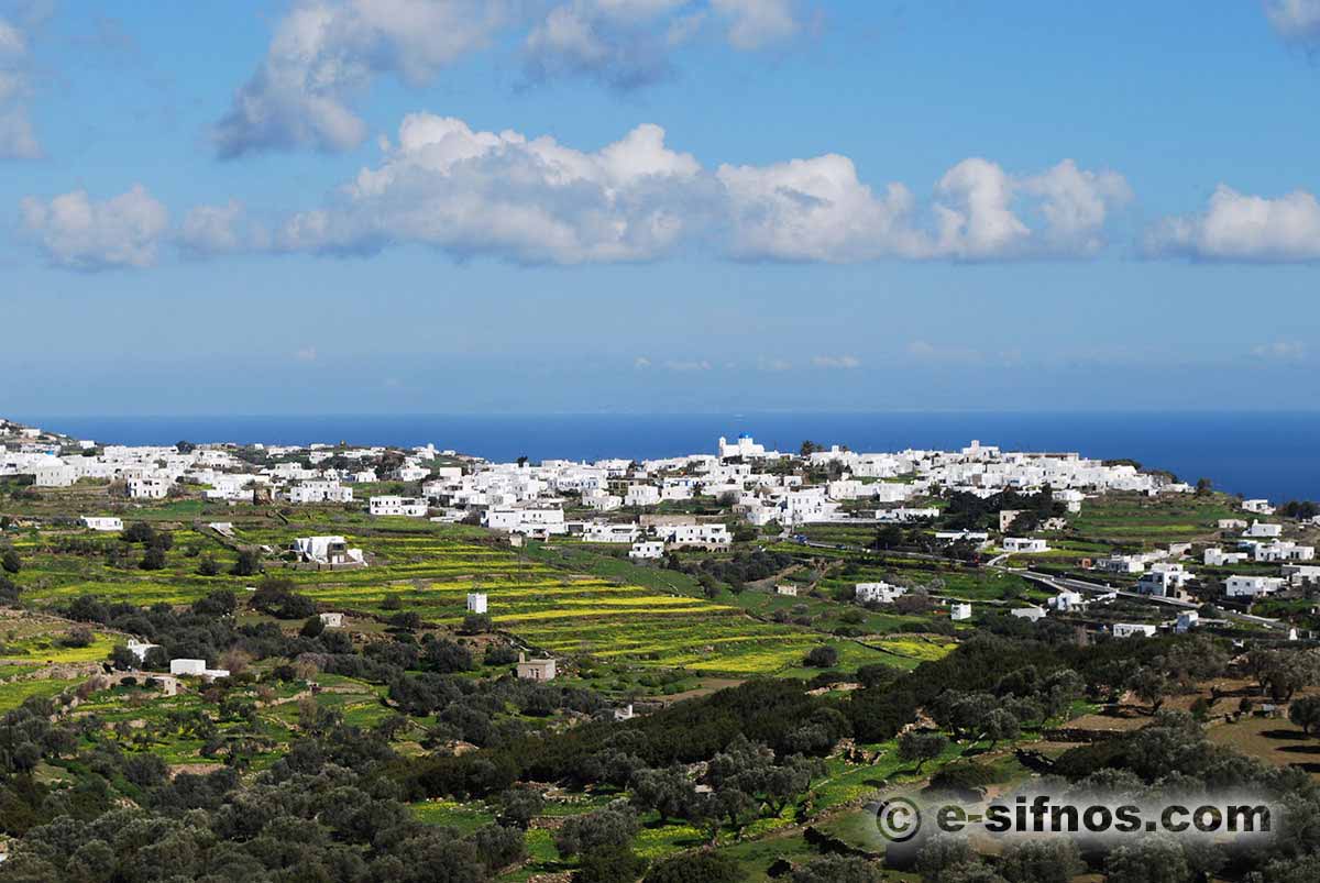 The central villages of Sifnos