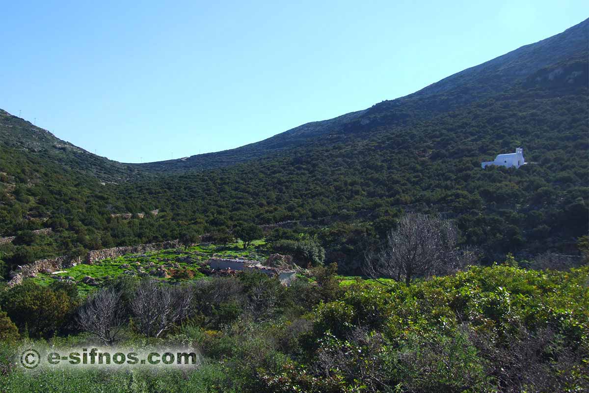 The chapel of Ai Stathis in Natura area