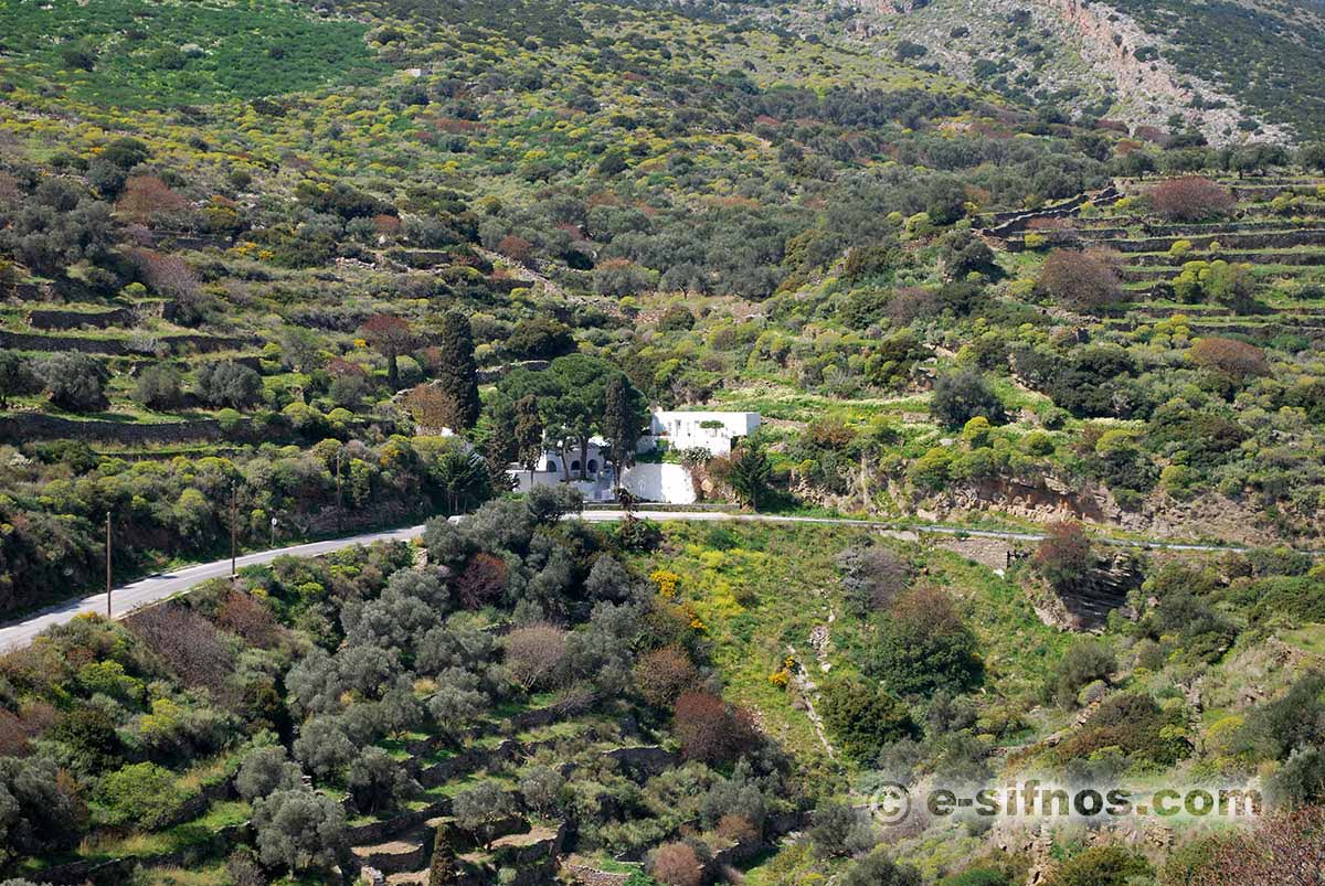 Spring landscape in Sifnos