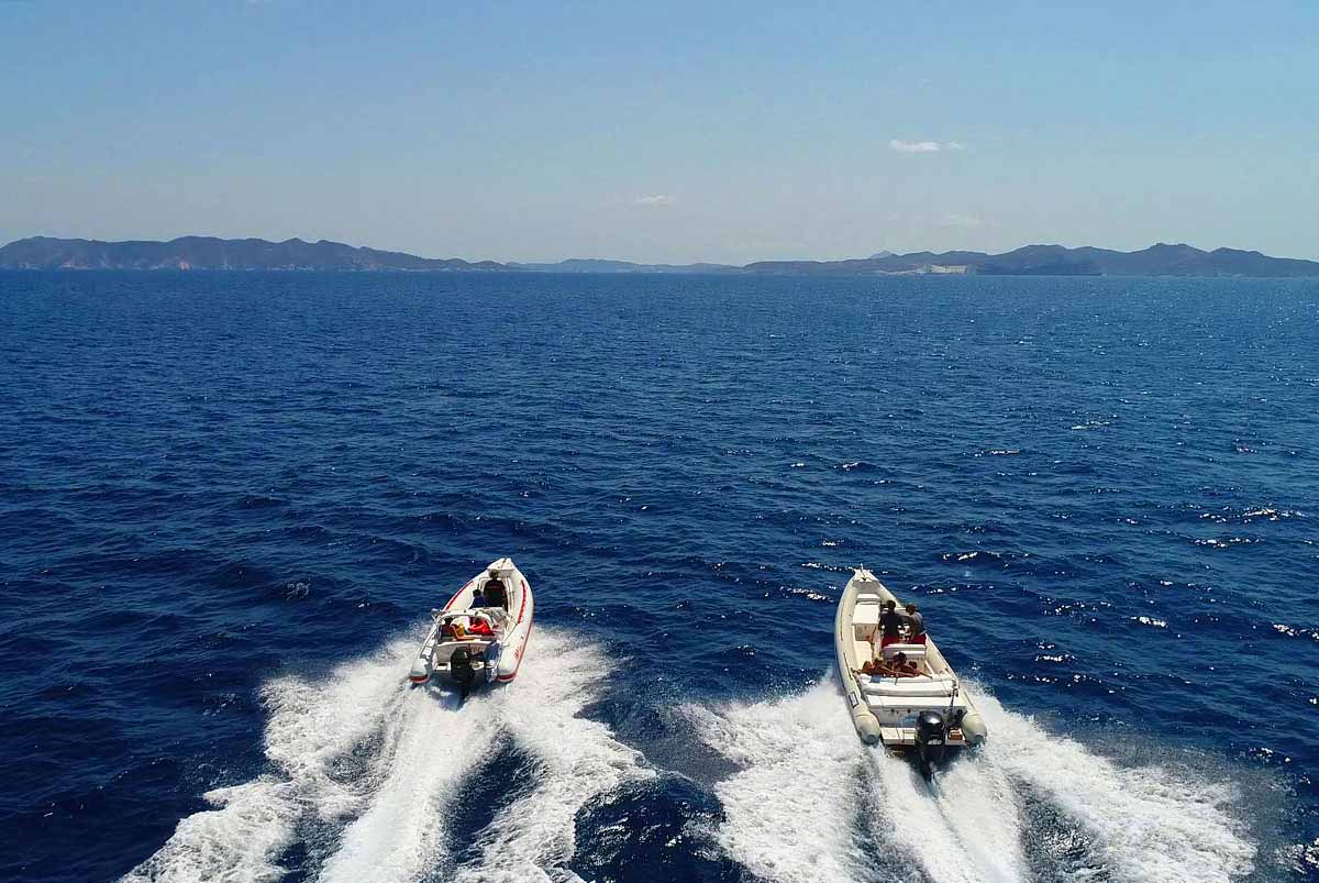 Private cruise with speedboat